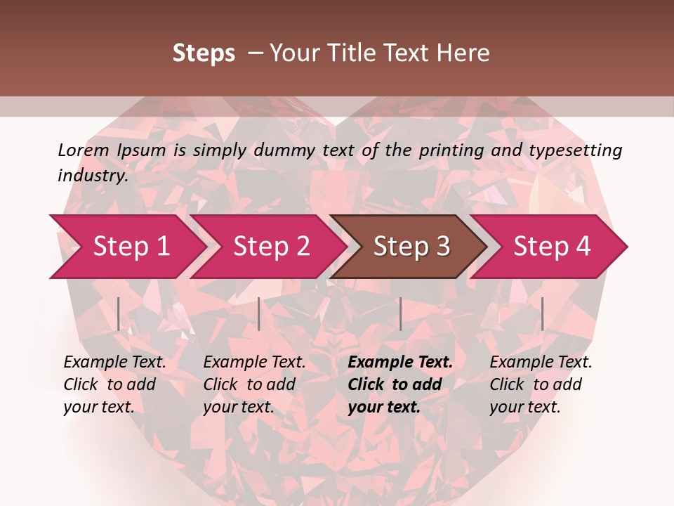 Glamour Luxury Refraction PowerPoint Template