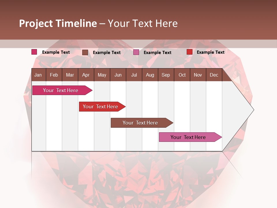Glamour Luxury Refraction PowerPoint Template