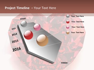 Glamour Luxury Refraction PowerPoint Template