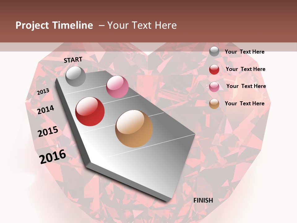 Glamour Luxury Refraction PowerPoint Template