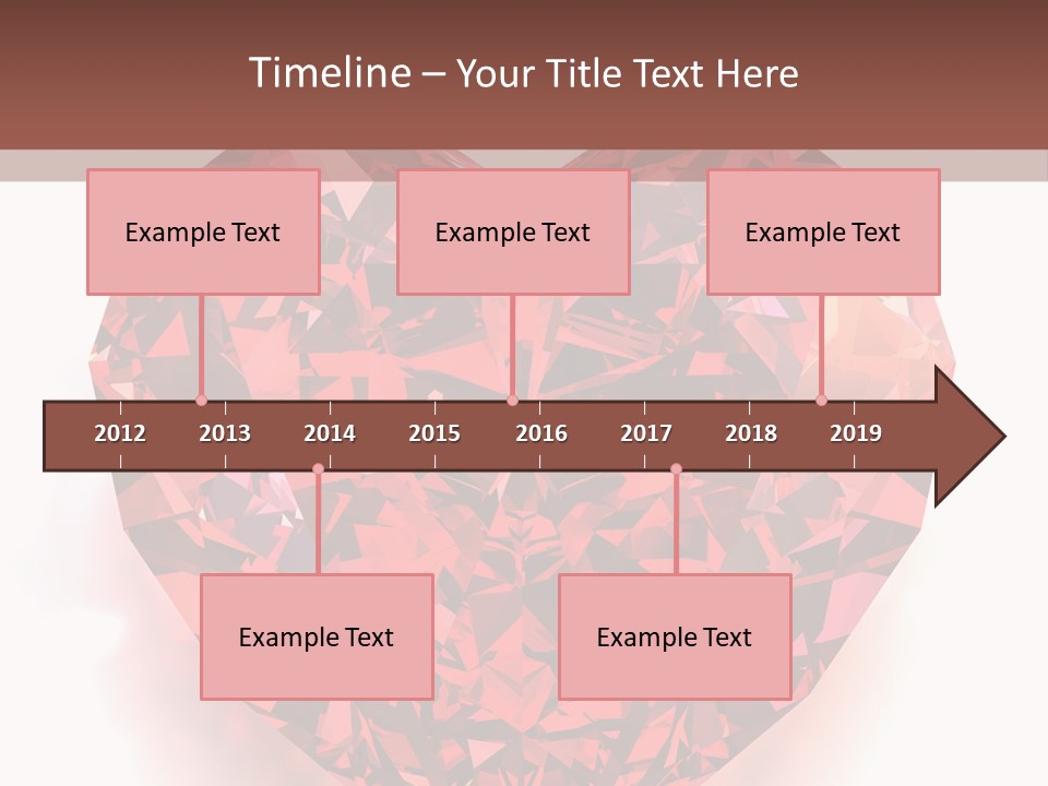 Glamour Luxury Refraction PowerPoint Template