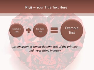 Glamour Luxury Refraction PowerPoint Template