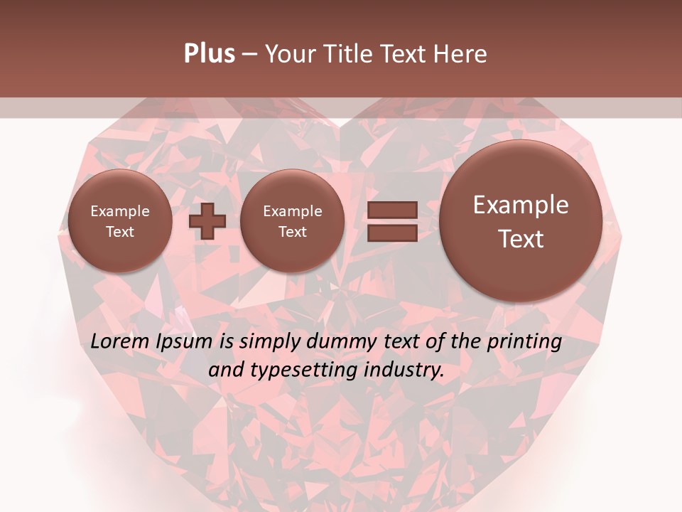 Glamour Luxury Refraction PowerPoint Template