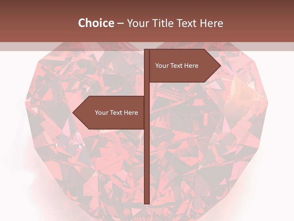 Glamour Luxury Refraction PowerPoint Template