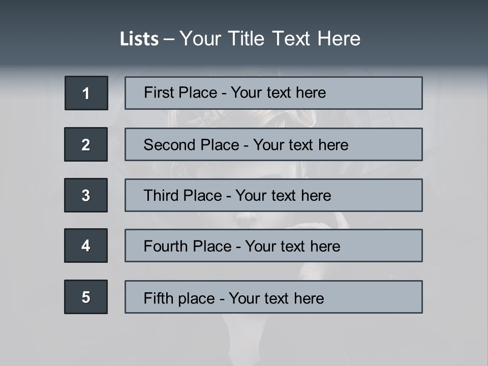 Beautiful Mascara Style PowerPoint Template