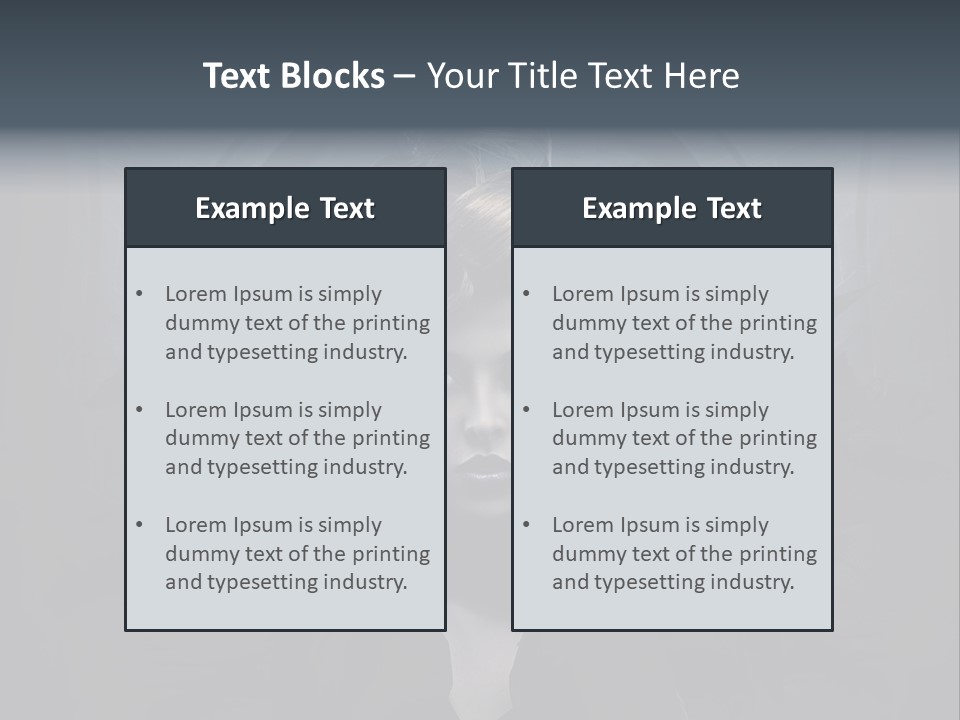 Beautiful Mascara Style PowerPoint Template