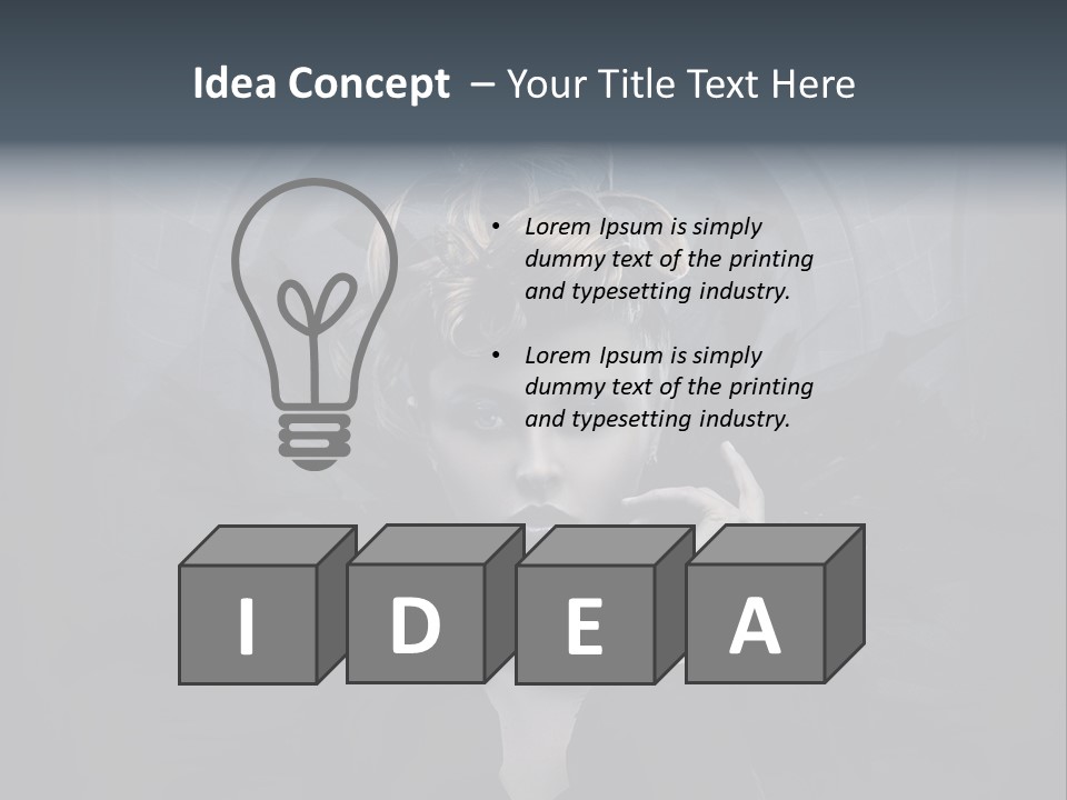 Beautiful Mascara Style PowerPoint Template