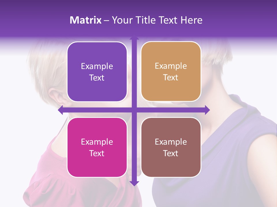 Centre Enjoyment Woman PowerPoint Template