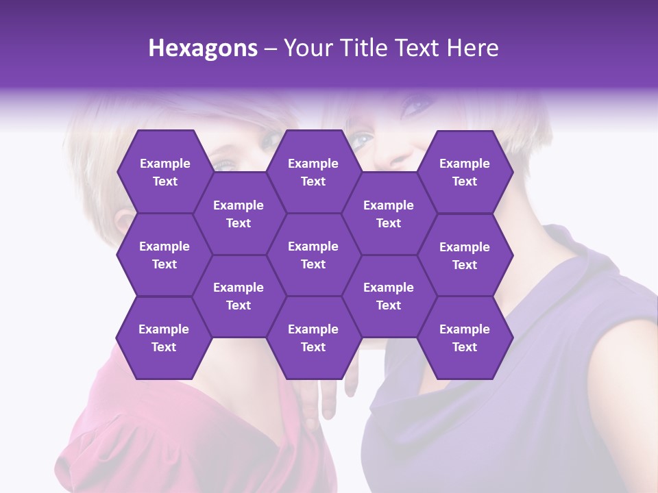 Centre Enjoyment Woman PowerPoint Template