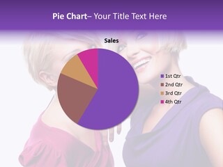 Centre Enjoyment Woman PowerPoint Template