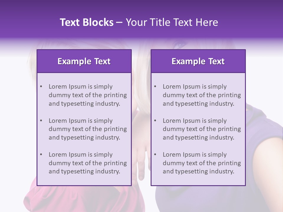 Centre Enjoyment Woman PowerPoint Template