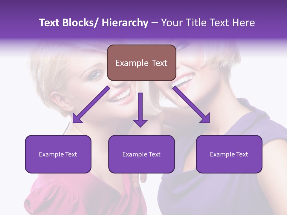 Centre Enjoyment Woman PowerPoint Template