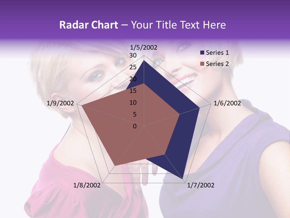 Centre Enjoyment Woman PowerPoint Template