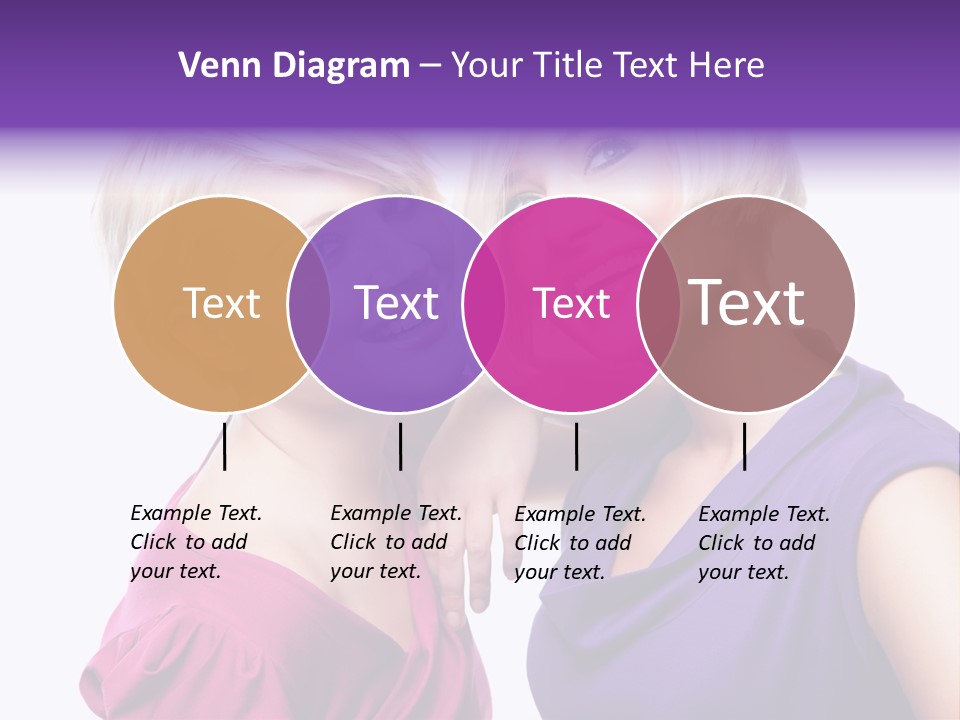 Centre Enjoyment Woman PowerPoint Template