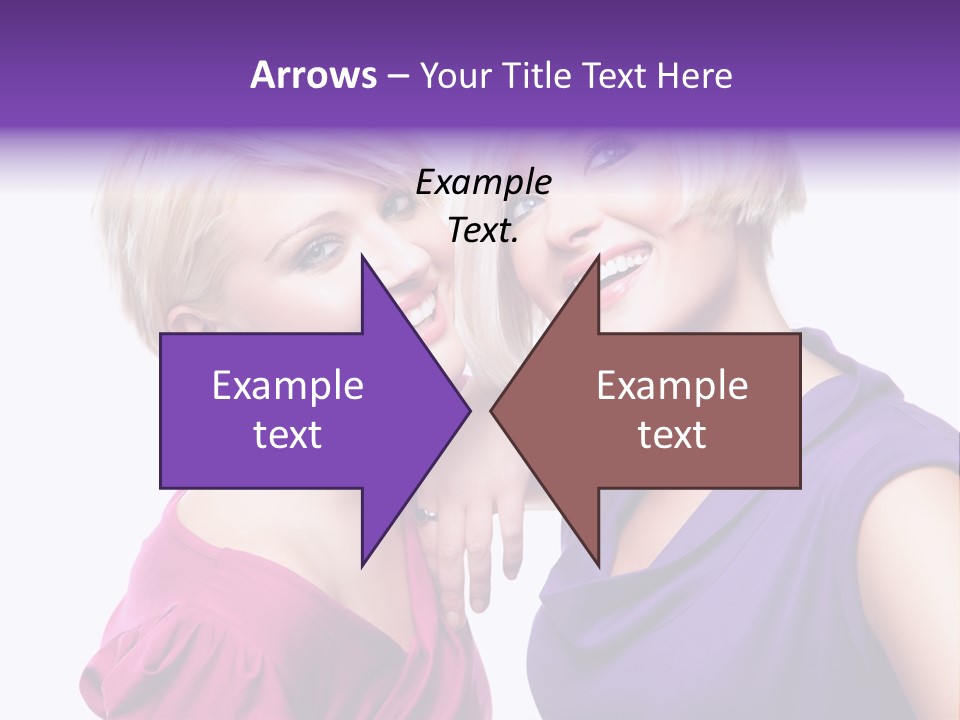 Centre Enjoyment Woman PowerPoint Template