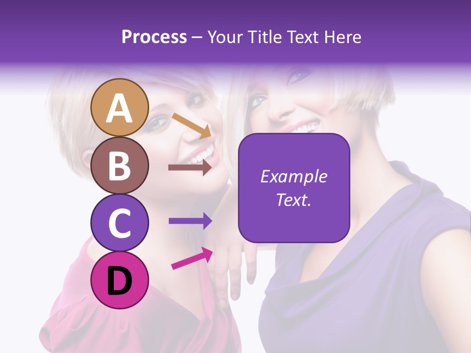 Centre Enjoyment Woman PowerPoint Template