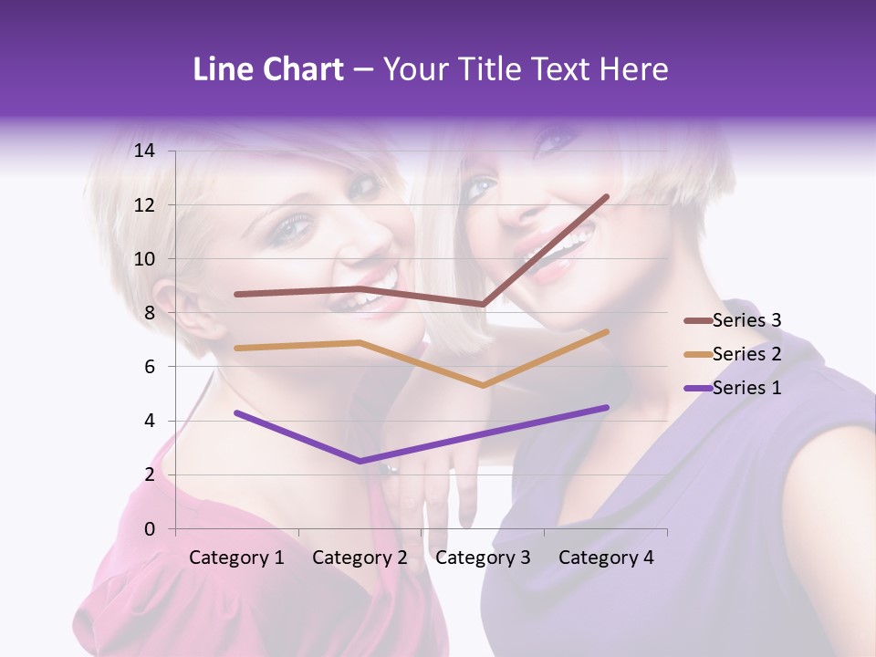 Centre Enjoyment Woman PowerPoint Template