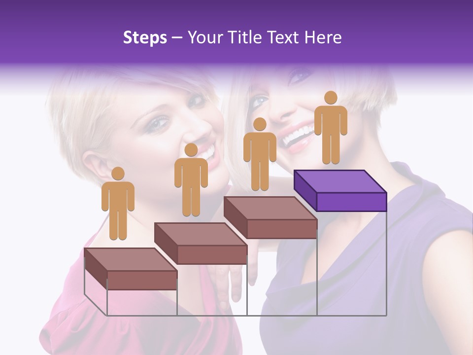 Centre Enjoyment Woman PowerPoint Template