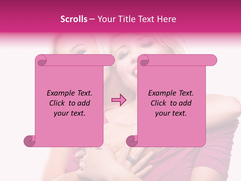 Two United Joy PowerPoint Template