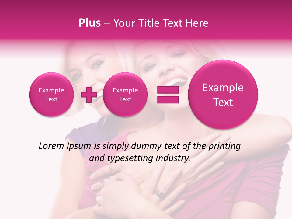 Two United Joy PowerPoint Template