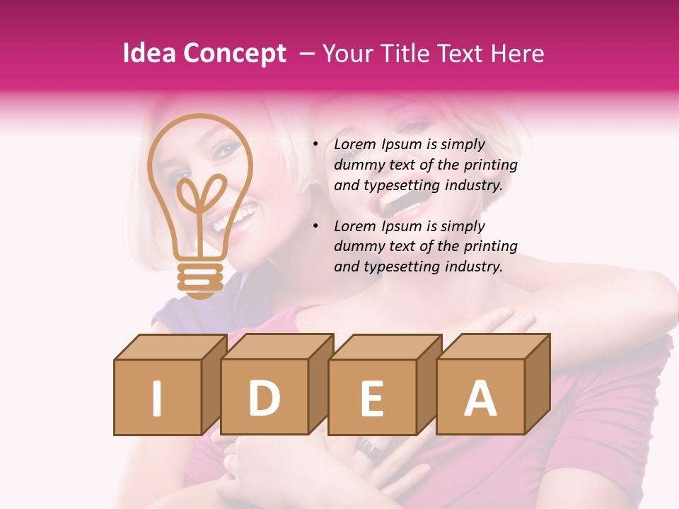 Two United Joy PowerPoint Template