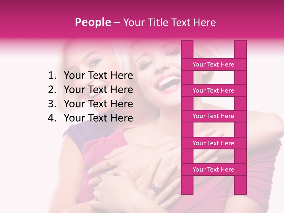 Two United Joy PowerPoint Template