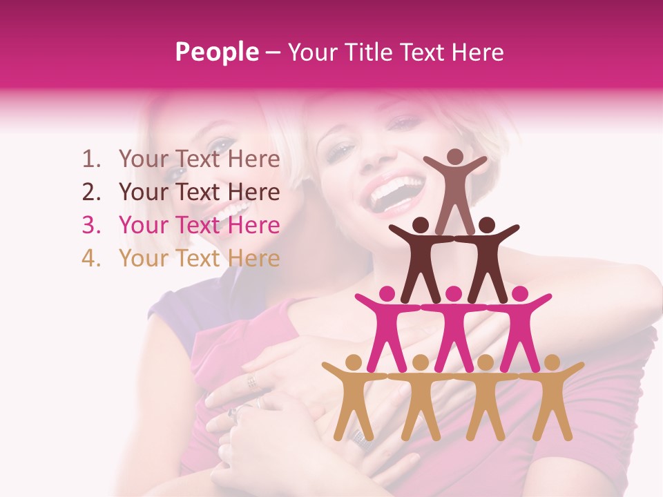 Two United Joy PowerPoint Template