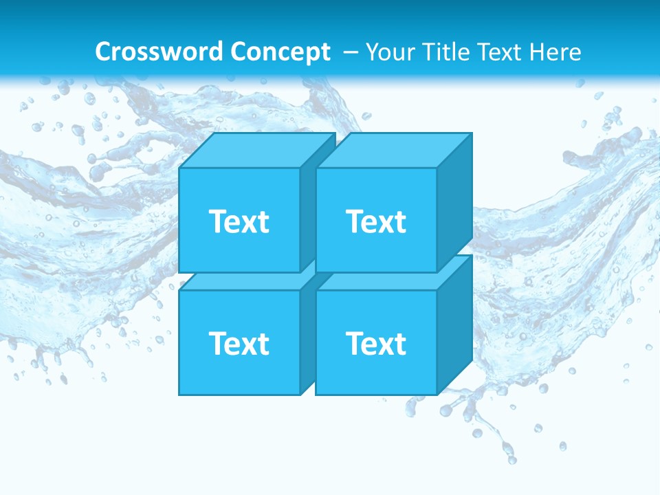 Wave Splash Fresh PowerPoint Template