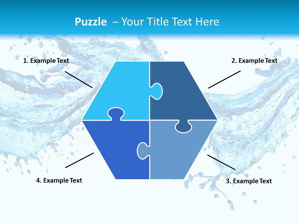 Wave Splash Fresh PowerPoint Template