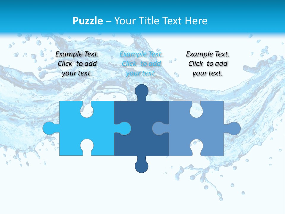 Wave Splash Fresh PowerPoint Template