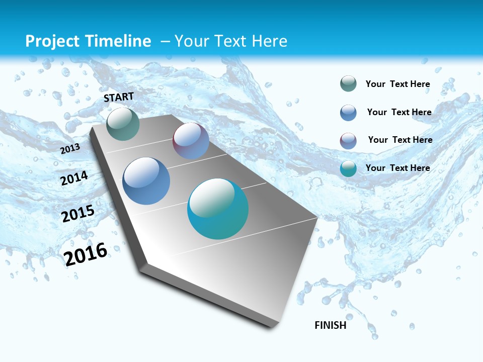 Wave Splash Fresh PowerPoint Template