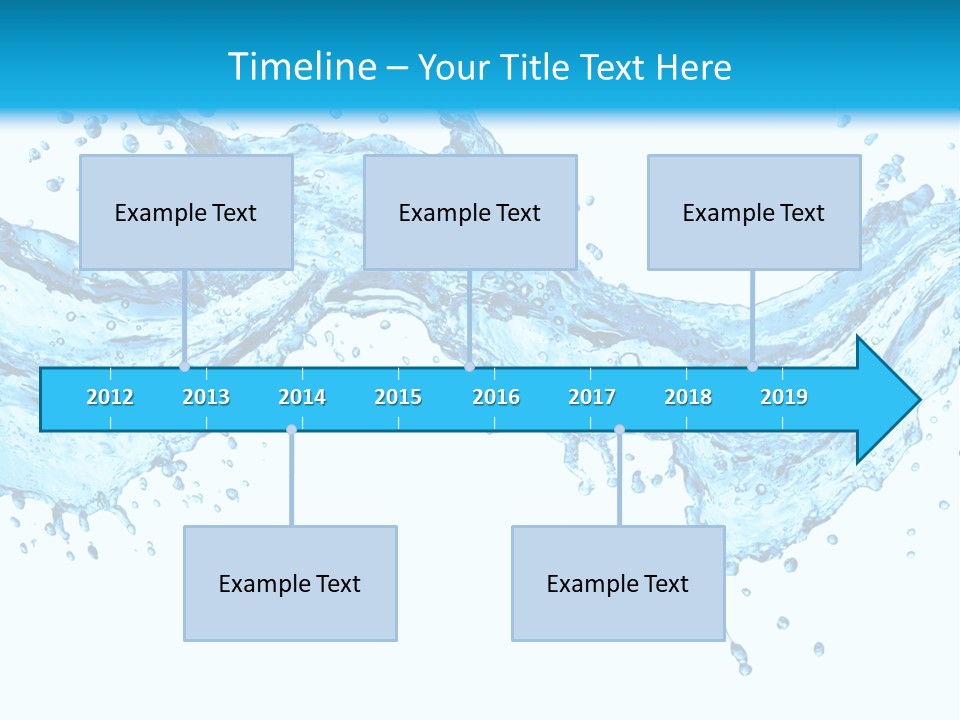 Wave Splash Fresh PowerPoint Template