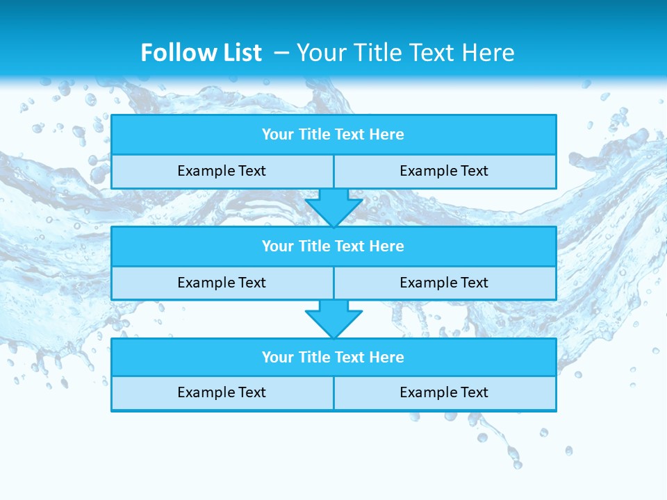 Wave Splash Fresh PowerPoint Template