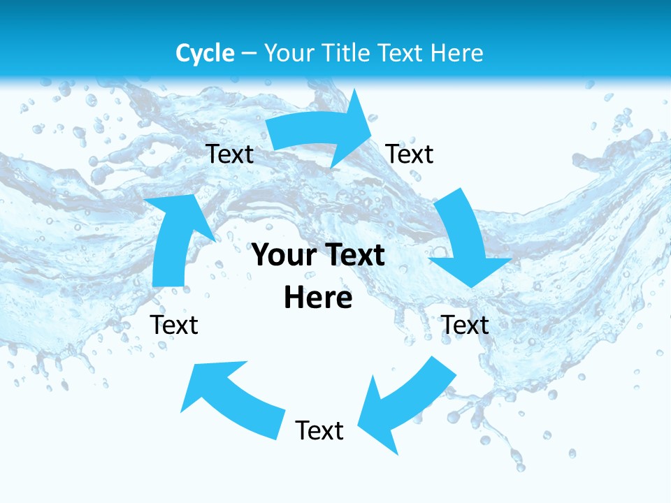 Wave Splash Fresh PowerPoint Template