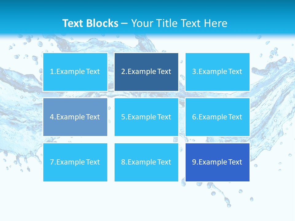 Wave Splash Fresh PowerPoint Template