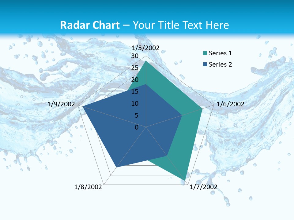 Wave Splash Fresh PowerPoint Template