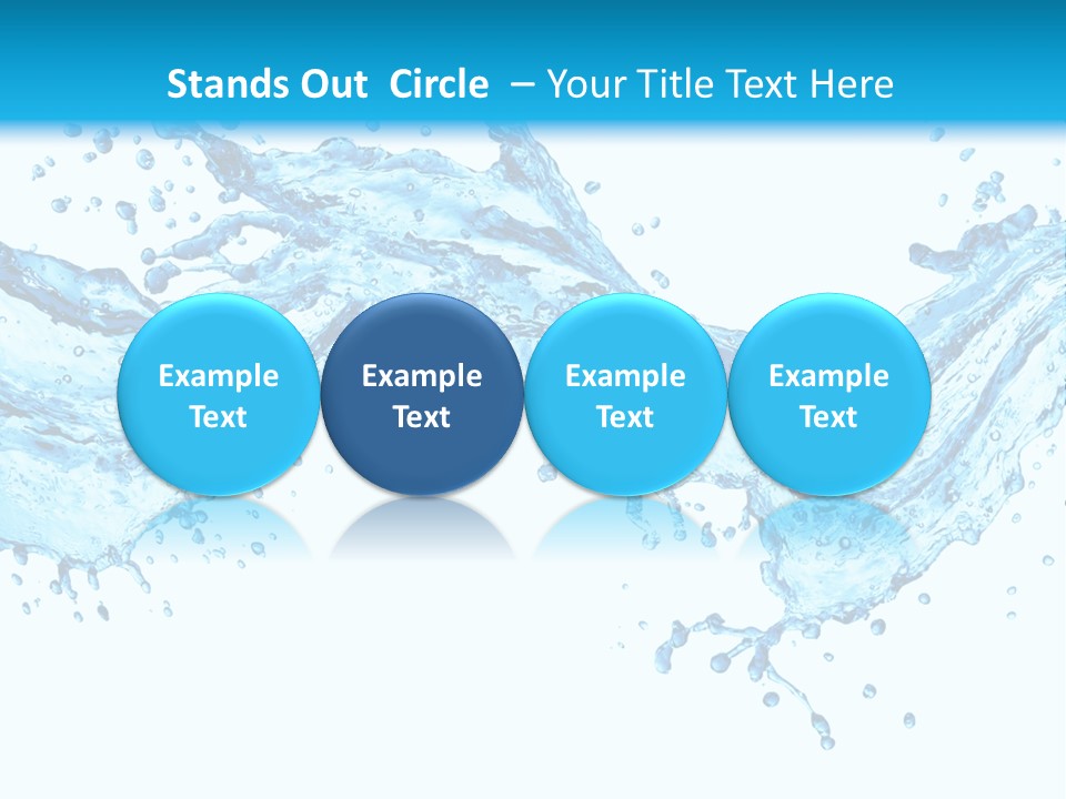 Wave Splash Fresh PowerPoint Template