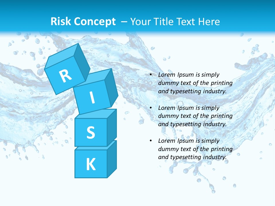 Wave Splash Fresh PowerPoint Template