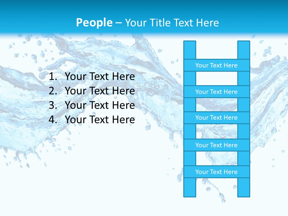 Wave Splash Fresh PowerPoint Template