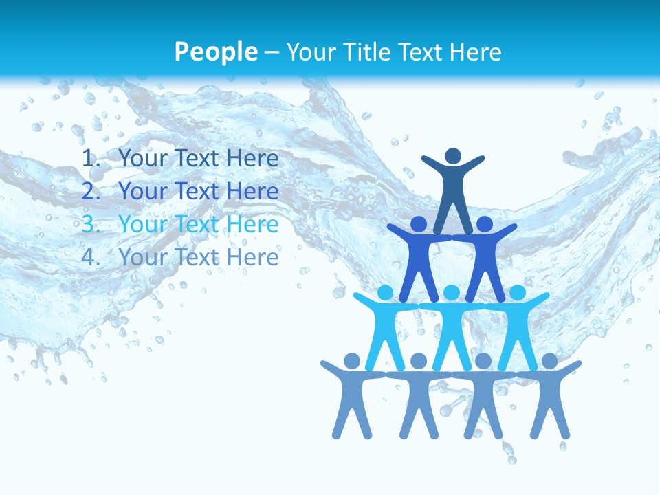 Wave Splash Fresh PowerPoint Template