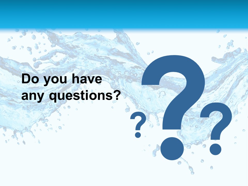 Wave Splash Fresh PowerPoint Template