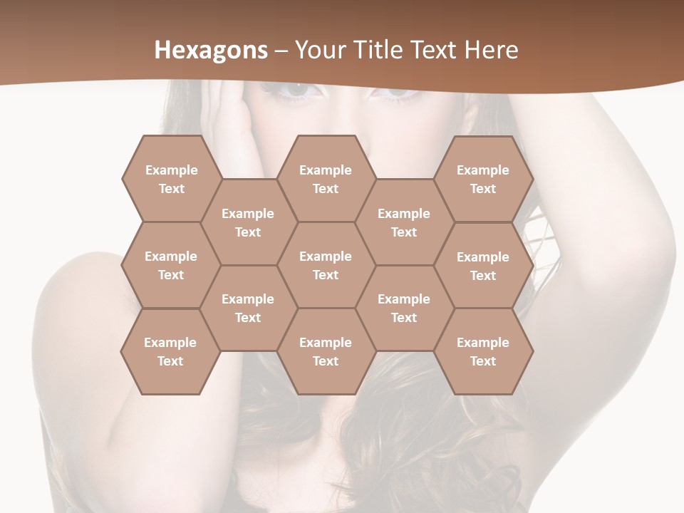 Vertical Long Girl PowerPoint Template