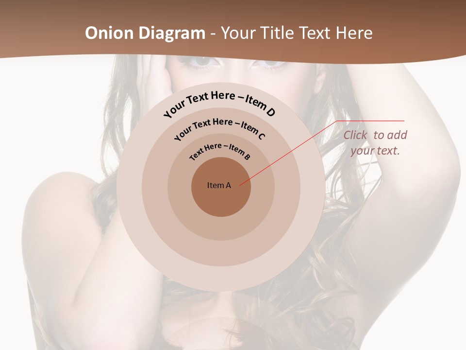 Vertical Long Girl PowerPoint Template