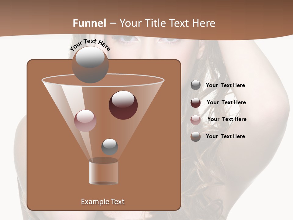 Vertical Long Girl PowerPoint Template