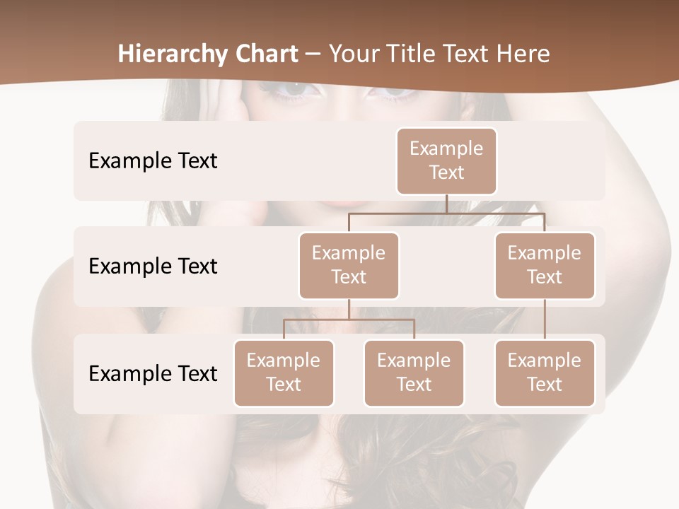 Vertical Long Girl PowerPoint Template