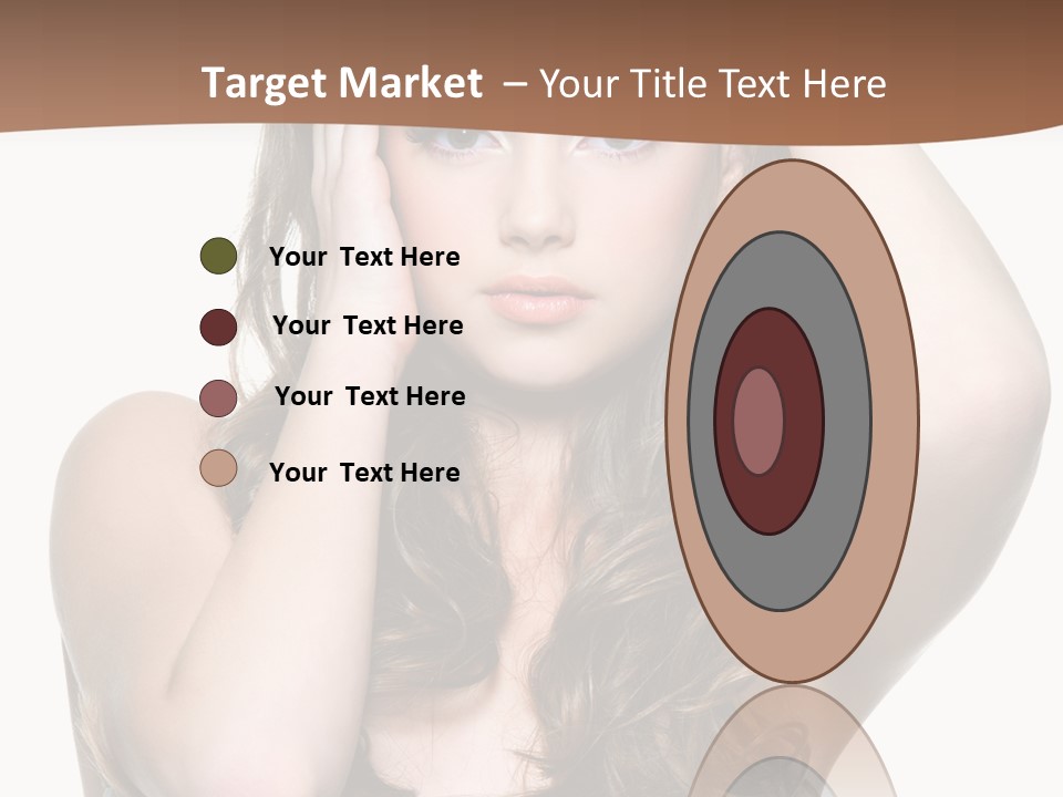 Vertical Long Girl PowerPoint Template