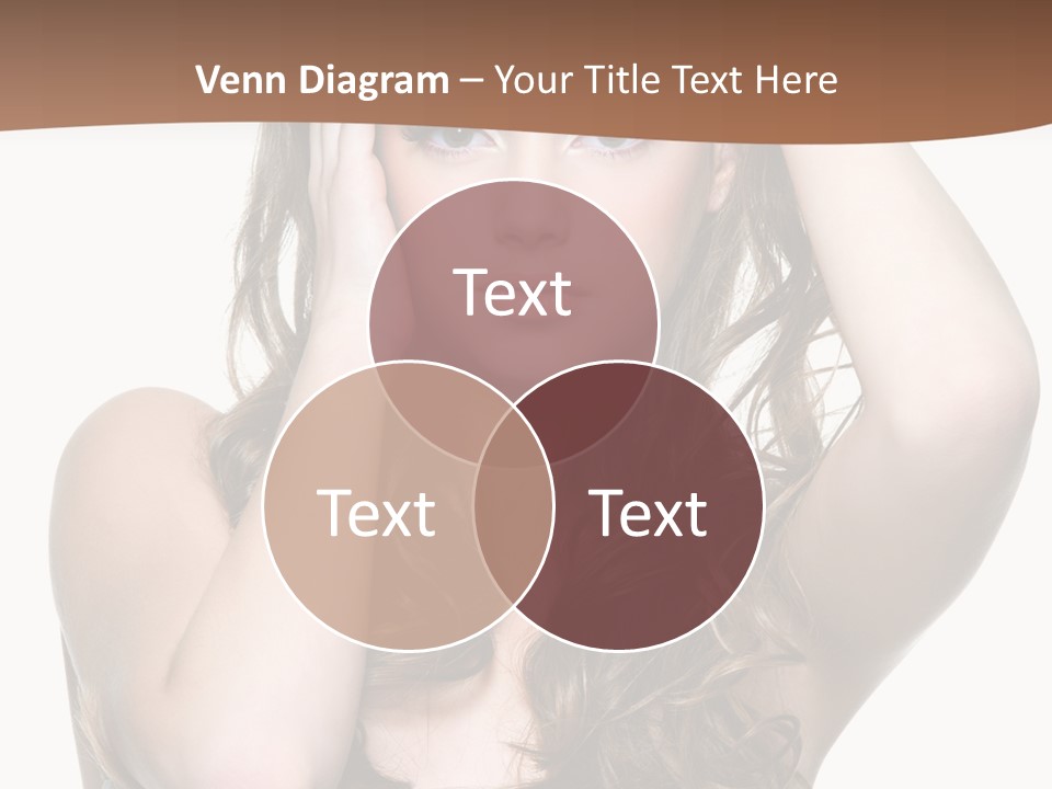 Vertical Long Girl PowerPoint Template