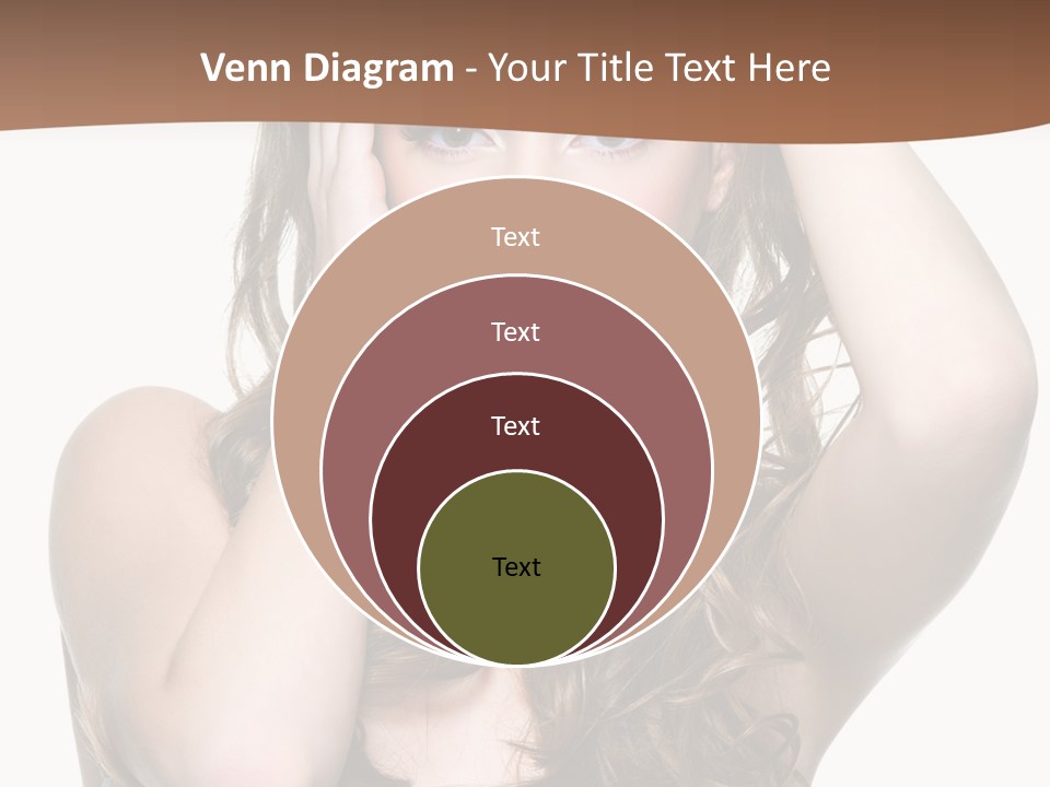 Vertical Long Girl PowerPoint Template