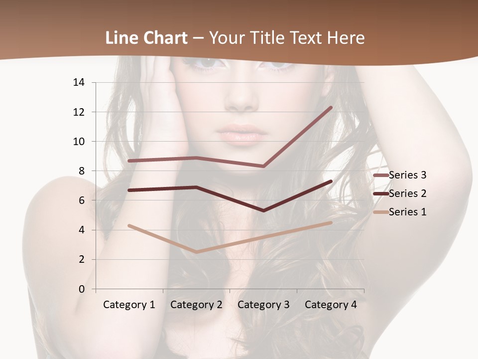 Vertical Long Girl PowerPoint Template