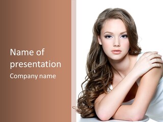 Clean Pretty Sensuality PowerPoint Template